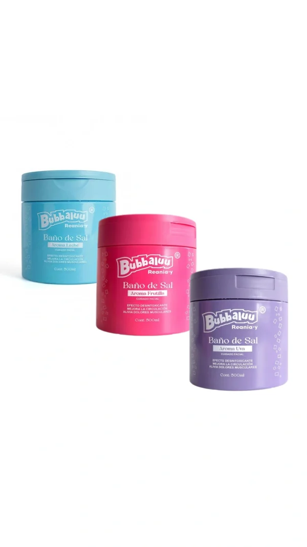 BAÑO DE SAL FACIAL BUBBALUU 500 ML