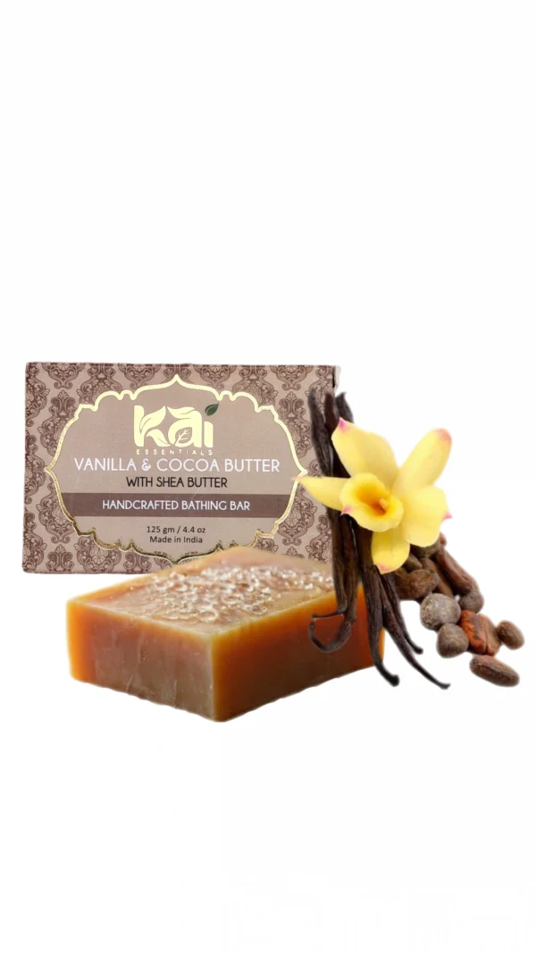 JABÓN VAINILLA & MANTECA DE COCAO 125gr