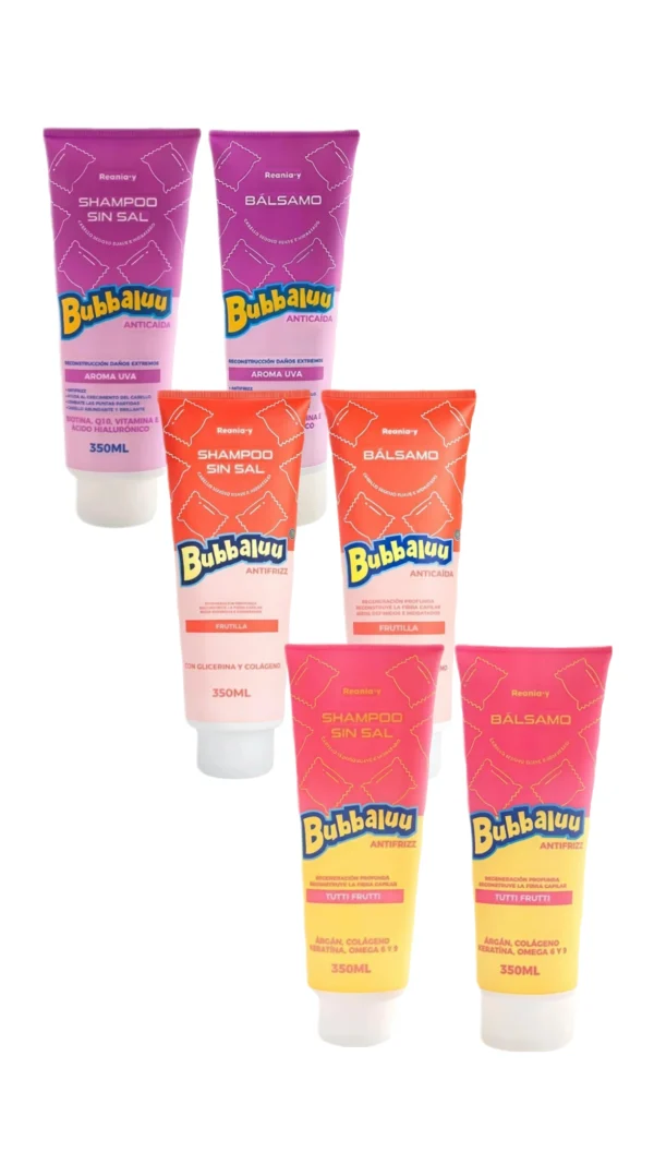 PACK SHAMPOO-BALSAMO BUBBALUU